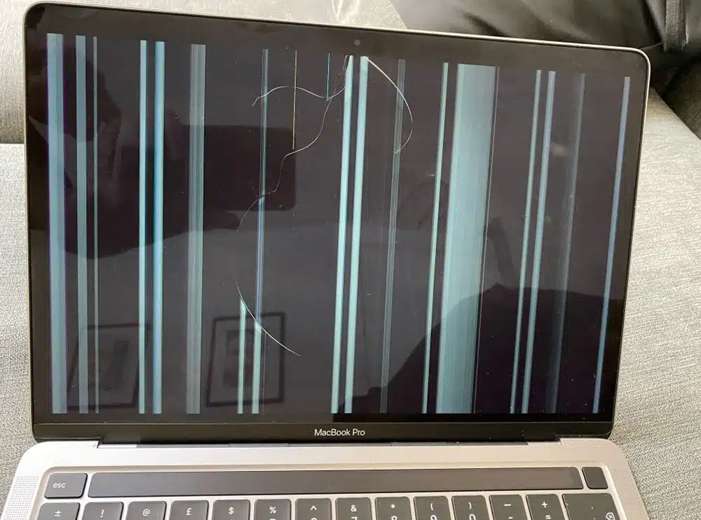 Résoudre le problème de la barre verticale sur un Mac