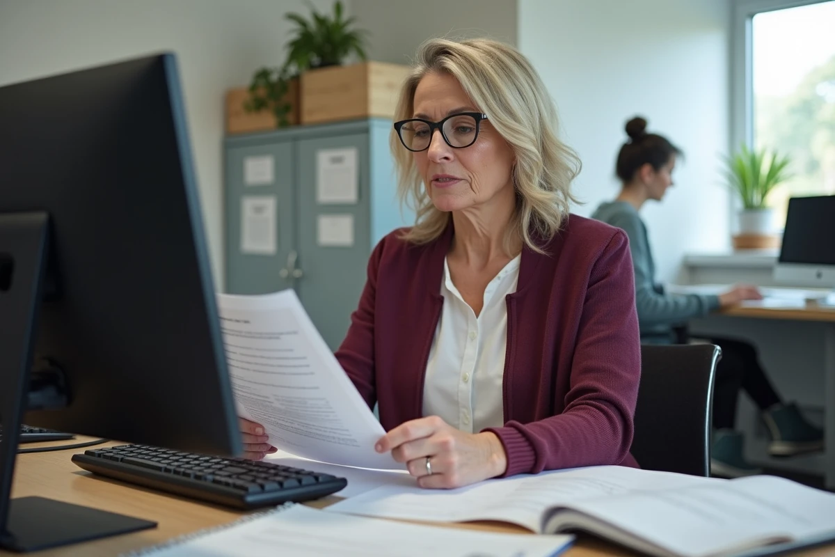 Responsable administrative d'établissement scolaire configurant l'accès à la messagerie Mel ouvert de l'académie de Caen